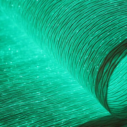 RETE WHITE FABRIC (LUMINOUS FIBER OPTIC FABRIC)